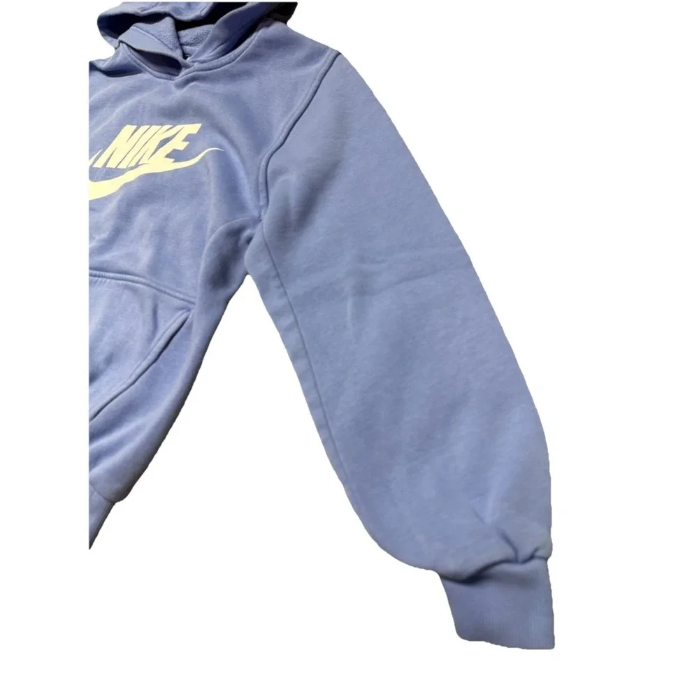 Girls‎ Large Nike Sweatshirt Kangaroo Pocket Hoodie Periwinkle Light Purple
